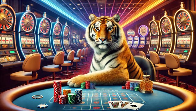 Bikini Paradise live dealer studio setup with multiple camera angles and professional dealer at blackjack table